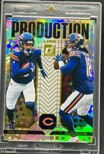 Caleb Williams Rome Odunze RARE DUAL REFRACTO...