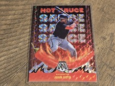 2022 Panini Mosaic Juan Soto Hot Sauce Silver Mosaic Prizm Nmmt