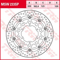 TRW Bremsscheibe (FüR: Suzuki GSX-R 1000 R Limited Edition ABS DM11 21 Vorne )