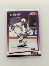 1991-92 Score American Craig Muni Edmonton Oilers #67