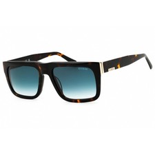 Guess Men's Sunglasses Dark Havana Acetate Rectangular Shape Frame GU00171 52W