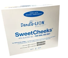 200 DandleLion Sweet Cheeks 40% Glucose Gel 3mL Prefilled Syringes EXP 12/26