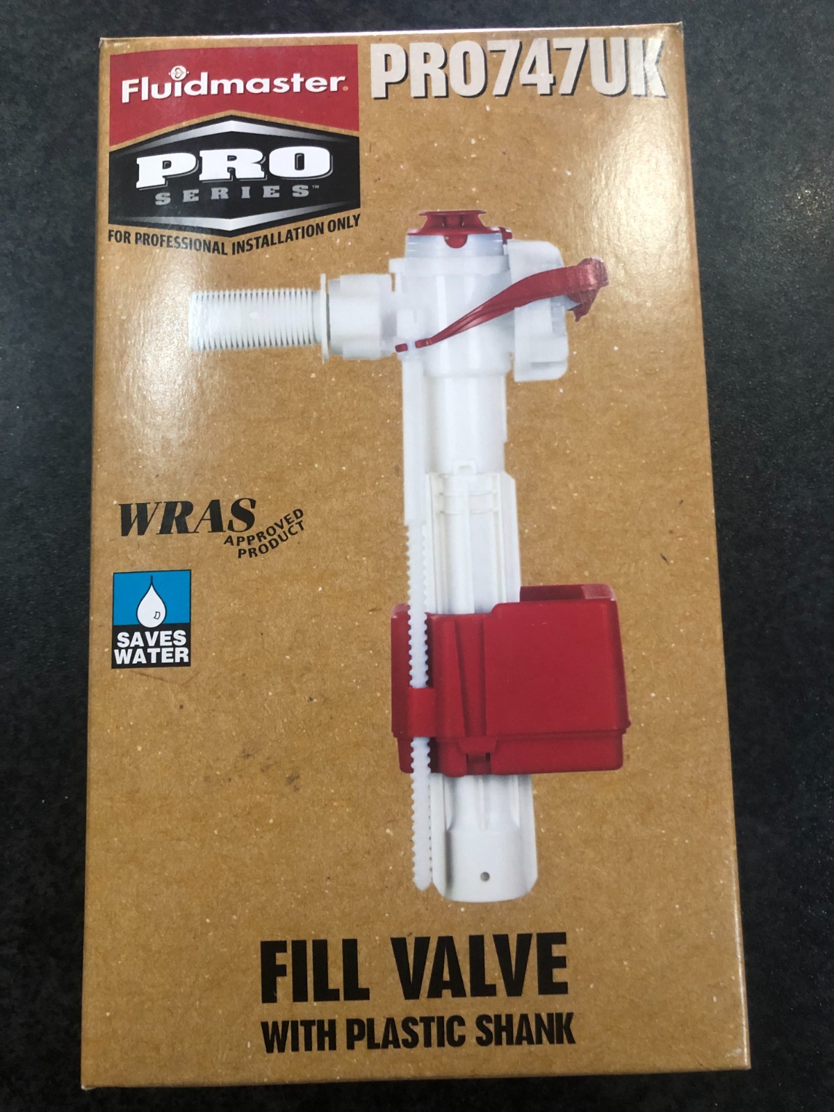 Fluidmaster PRO747UK 1/2 Inch Side Inlet Flush Valve