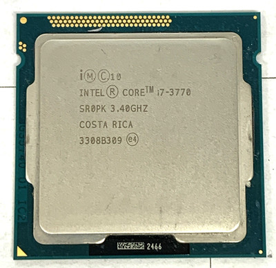 Intel Core I7-3770 Processor (3.40GHz, 4 Cores, Socket H2 LGA-1155) - SR0PK