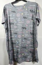 Women's Joyspun Short Sleeve Sleep Shirt Nightgown Size 2X-3X