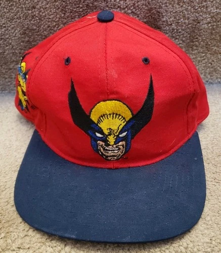 Vintage 1993 Marvel Comics X-Men Wolverine American Needle Snapback Hat