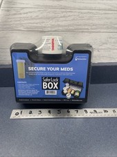 Safer Lock Box Secure Your Meds W/ Combination 4 Digit Locking Cap - NEW