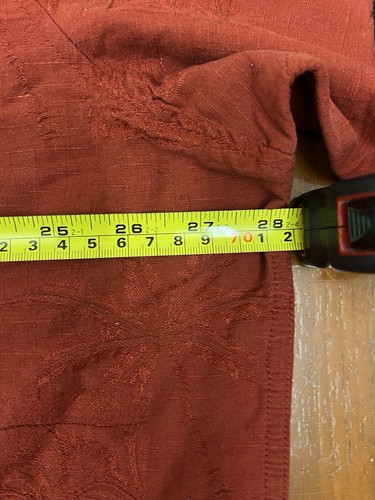 Batik Bay Hawaiian Shirt Button Up Short Sleeve 100% Silk Men's Size 3XLT Red - Picture 16 of 16