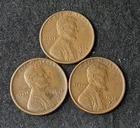 1934 D (3 Coins) Lincoln Wheat Pennies- Free Shipping