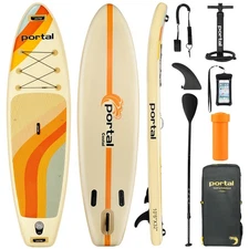 SUP Inflatable Paddle Board for Adults, 10'6'' /11'6'' Stand Up Paddleboards,...