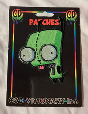 2000 C&D Visionary Patches Invader Zim Naszywka Nowa 3" Prasowana