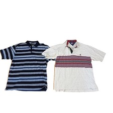 2 Vintage 90's Tommy Hilfiger Polo Shirt Colorblock Men's Large Golf