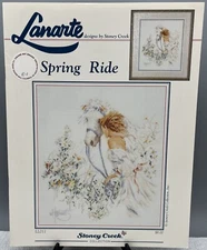 Lanarte Spring Ride Cross Stitch Pattern Booklet