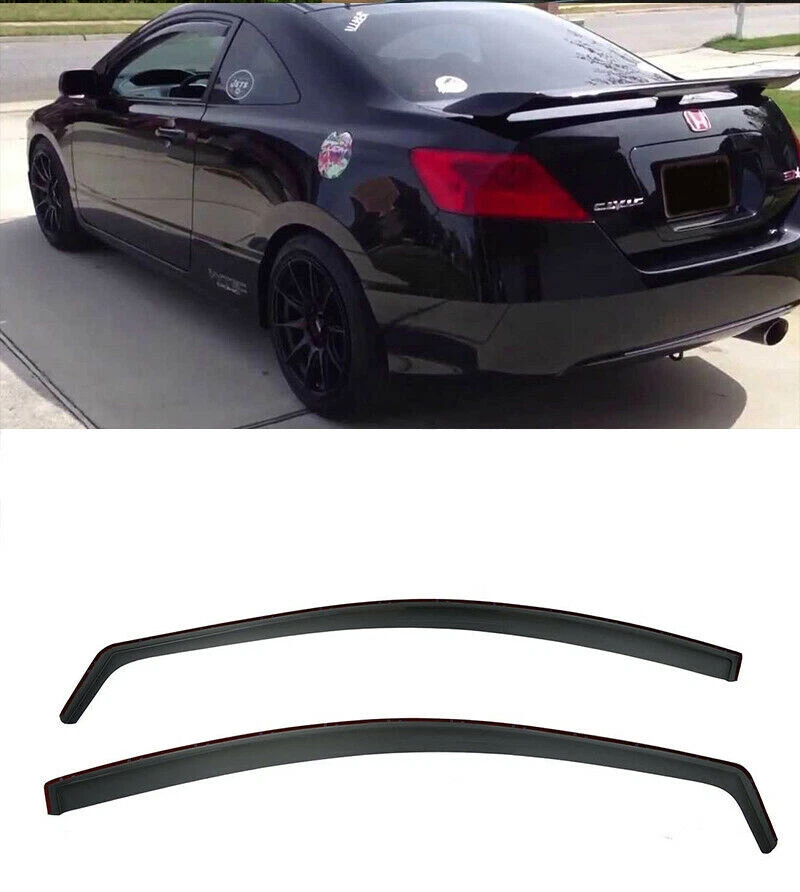 2018 honda civic si outlet coupe window visors