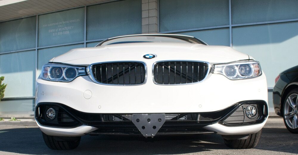 STO N SHO Front License Plate Bracket For 2012-2016 BMW 235i/335i/435i M Sport – Removable, Aluminum, Made In USA