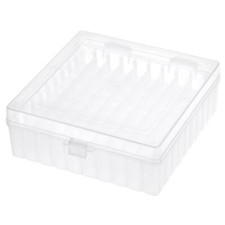 Freezer Tube Box 100 Places Rack for 1.5/1.8/2ml Microcentrifuge Tubes, White