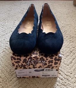 blue sole flats