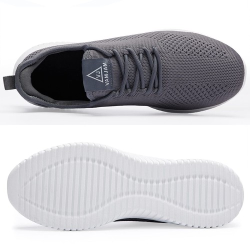 Men's Running Shoes Ultra Lightweight Breathable Walking Shoes Non Slip Athle... - Picture 2 of 7