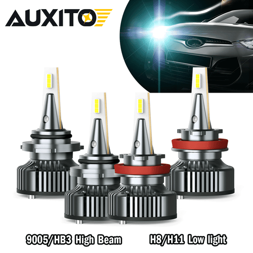 4x CANBUS H11 9005 Combo LED Headlight Bulb Kit 6500K 16000LM Hi-Low Beam White - Bild 1 von 9