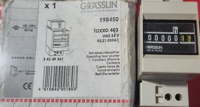 Grasslin Taxxo 403 . Stromzähler 18-26 Volt