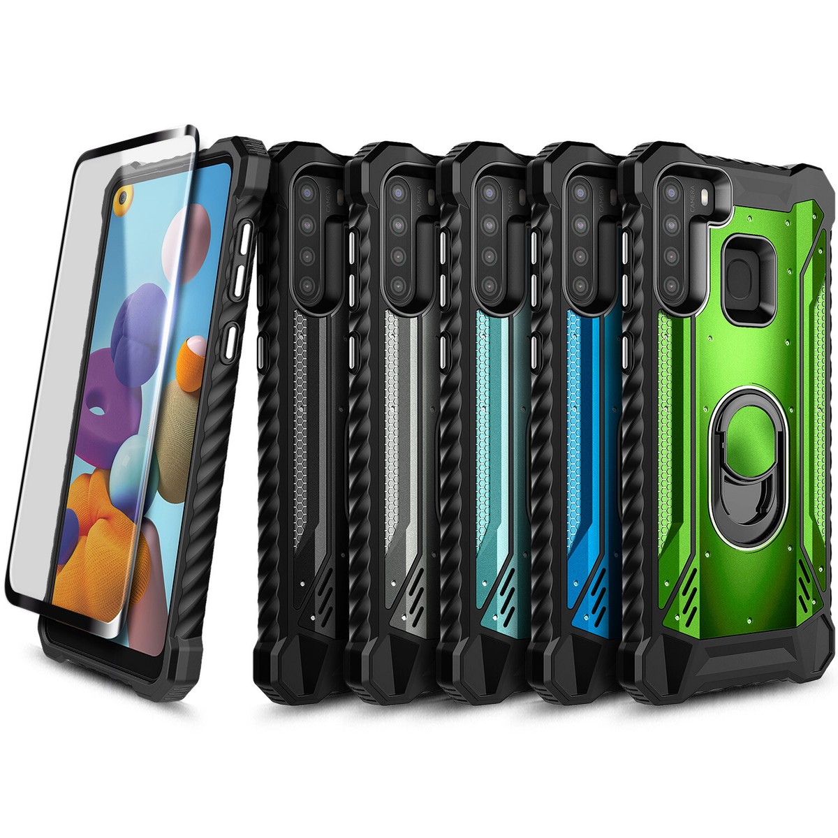 A21 Case Samsung A21 Glass Screen Protector For Samsung Galaxy A21