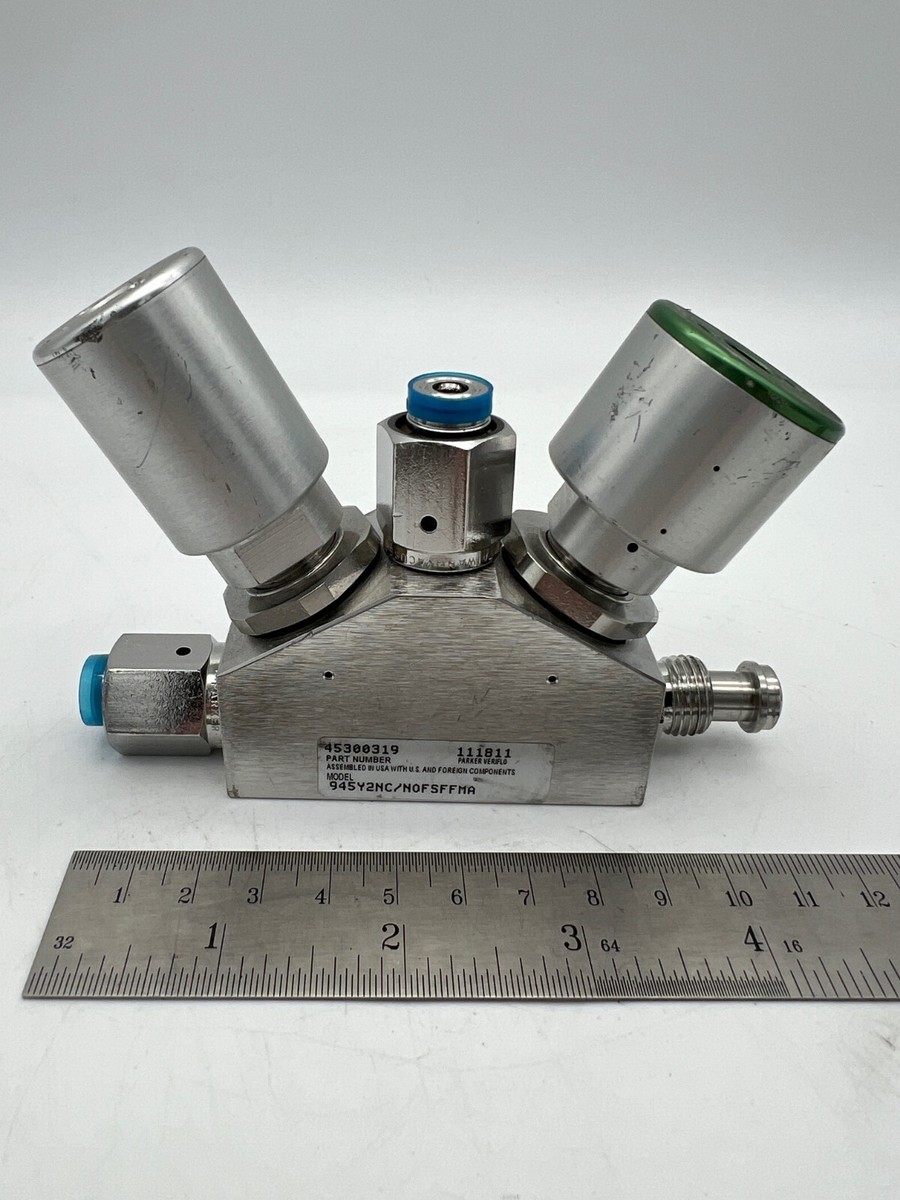 PARKER VERIFLO 45300319 High Purity Diaphragm 3-Way Valve 945Y2NC 