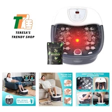 Foot Spa Bath Massager with Heat [2025 Upgraded], Vibration, Temperature Cont...