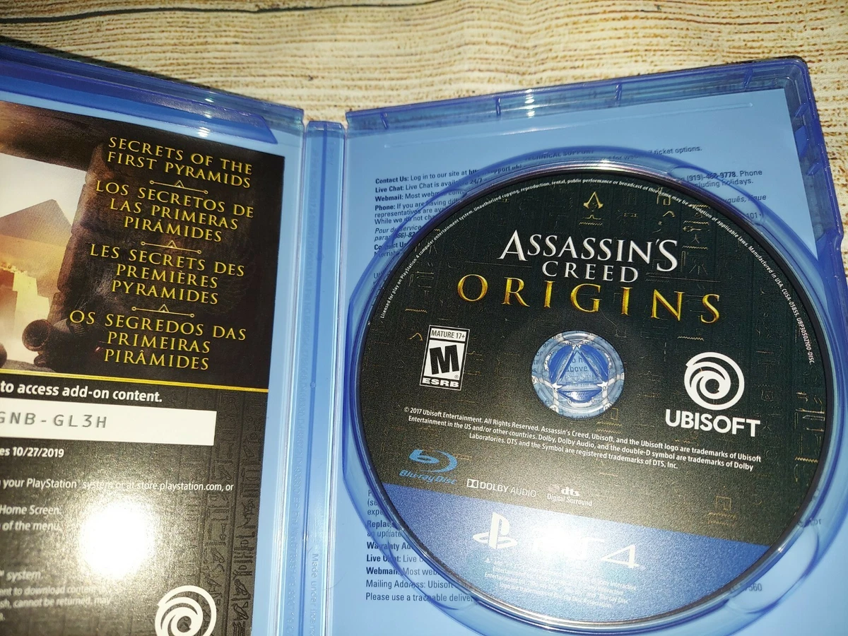 Assassin's Creed: Origins Day 1 Edition, Ubisoft, PlayStation 4,  887256028428 