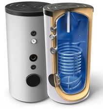 Warmwasserspeicher Trinkwasserspeicher Standspeicher 1 Wärmetauscher 160-500L