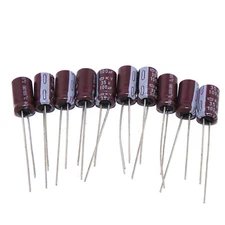 10x 35V100UF Radial Aluminum Electrolytic Capacitors 100mfd 35V 6x11mm