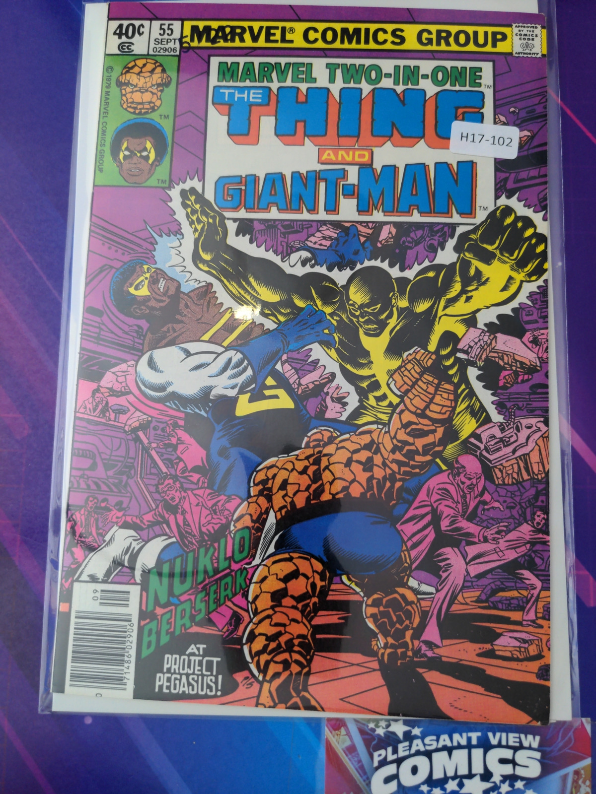 MARVEL TWO-IN-ONE #55 VOL. 1 HIGH GRADE (DATE STAMP) 1ST APP NEWSSTAND H17-102