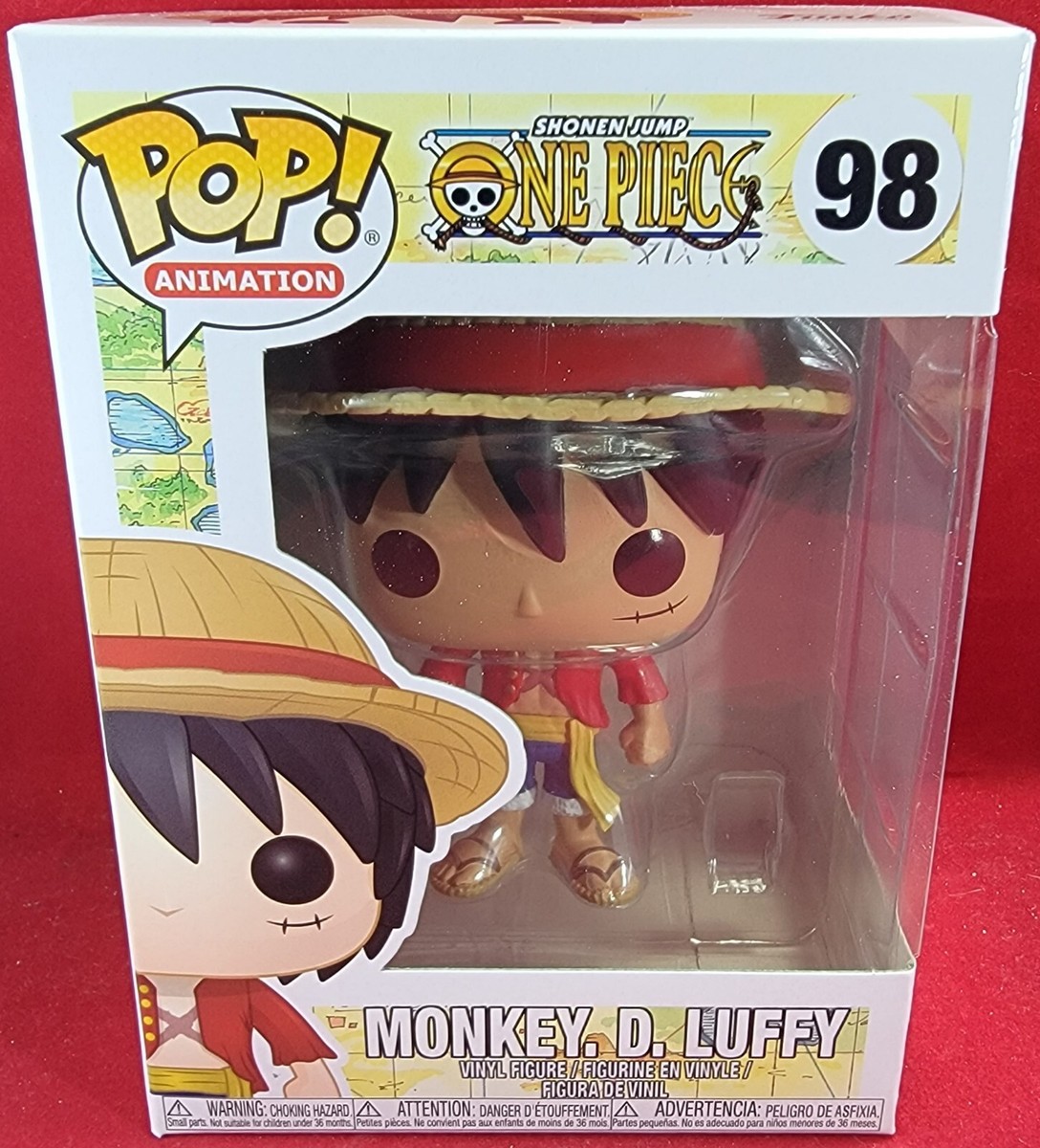 Monkey. D. Luffy funko # 98 (nib) brand new Shonen jump one piece