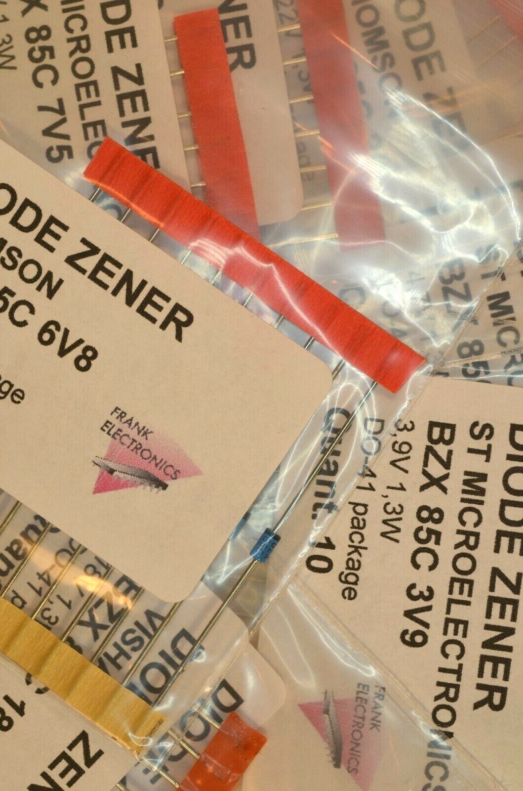 Diodes Zener série 85C 1.3W en assortiment de 310 pièces pour circuits électroniques