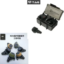 New EARMOR M20 Tactical Communication Pickup Noise Reduction Headphones Earplugs