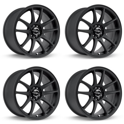 Set of 4 Black 18in Wheel Rims for 2001-2025 Toyota Highlander, RTX 81276 5x100
