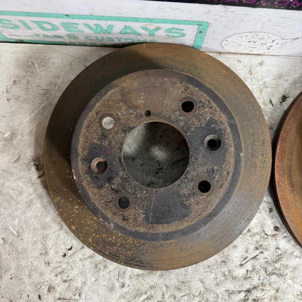 Rotores de freno de disco trasero 84-85 Mazda RX7 GSL SE FB 4x114,3 Foto 3 de 4