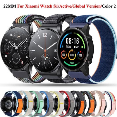 Nylon Strap For Xiaomi MI Watch Color 2 / S1 Pro MiBro/Air Sport Band 20 22mm