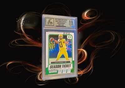 Justin herbert 2021 Panini Contenders Draft Picks Base Card