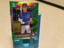 ALEXIS HERNANDEZ 2022 Bowman 1st Chrome GREEN REFRACTOR # /99 Cubs