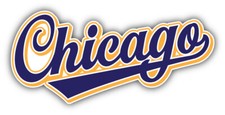 Chicago City USA Emblem Car Bumper Sticker Decal
