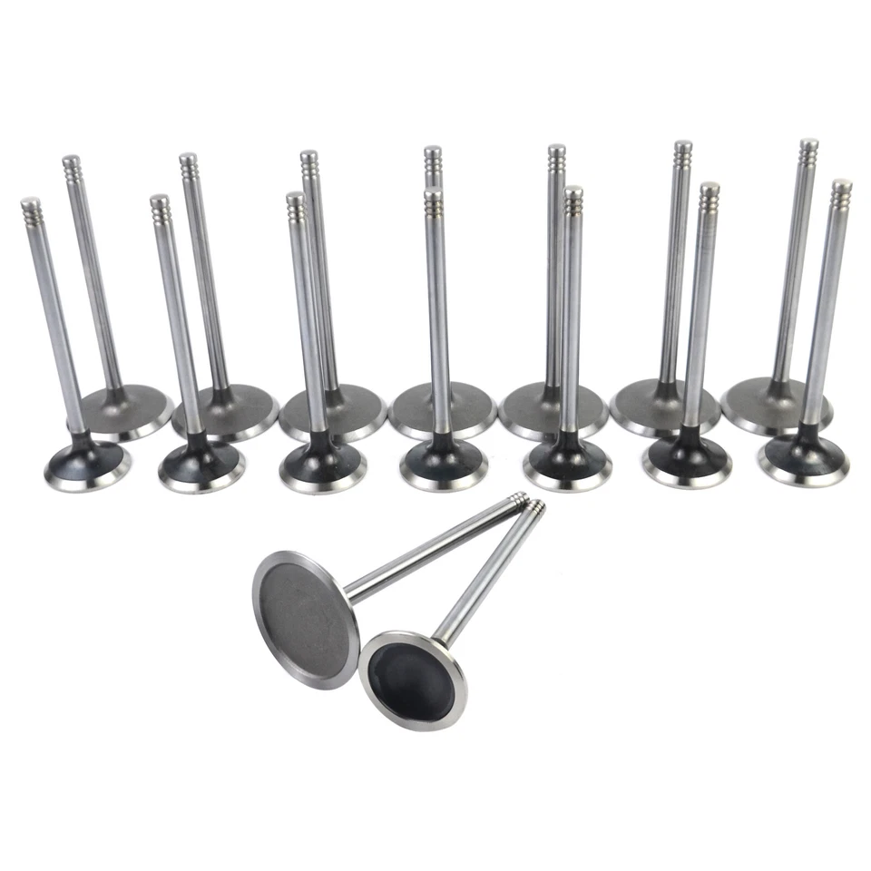 Intake & Exhaust Valves For 09-18 Chrysler Dodge Ram 1500 Jeep Charger 5.7L V8 - Image 3 of 4