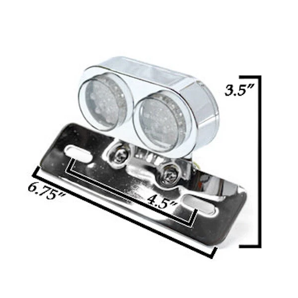 Señales de giro de luz trasera con etiqueta de placa personalizada para Suzuki GSXR 600 750 1000 1300 Foto 3 de 4