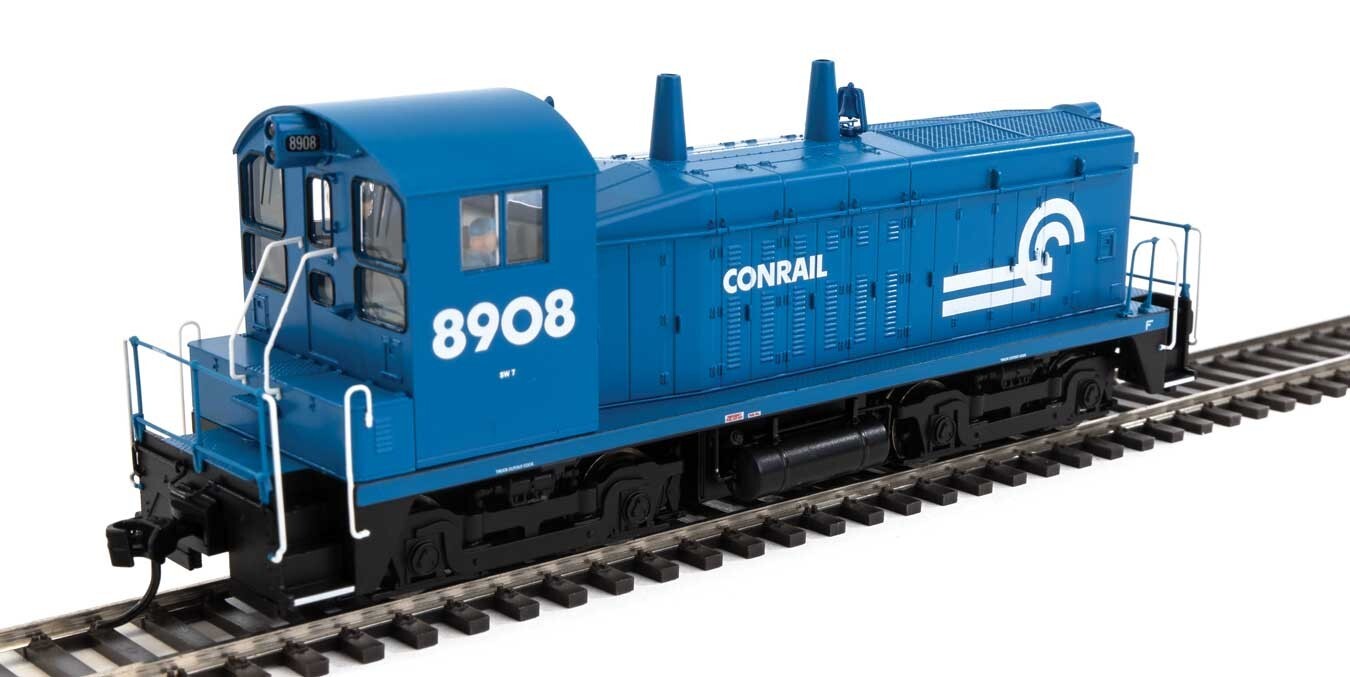 H0 Gauge - Walthers Diesel Locomotive EMD SW7 Conrail - 10666 New