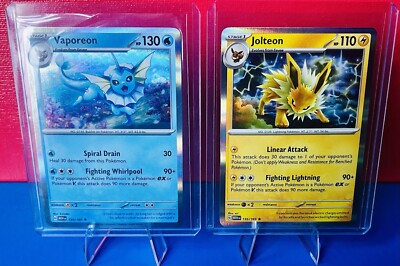 2023 ポケモンカード Vaporeon Jolteon PSA9 セット PSA 9 MINT JAPANESE POKEMON 2023 JOLTEON 064/SV-P YU NAGABA PROMO