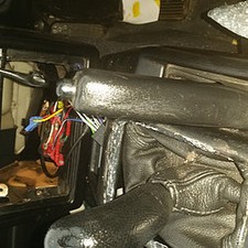 TOYOTA MR2 MK1 mark1 aw11 leather handbrake lever 