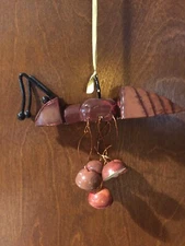 Encore Group And Wind Chime Ornament Metal  LARGE Hanging 7” Ant/Insect