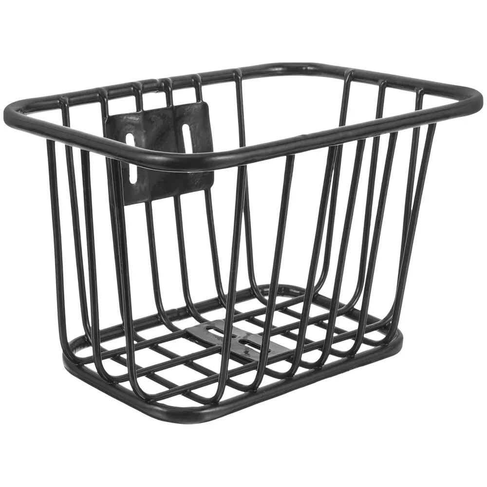 front bike basket Iron Storage Basket Thicken Bike Basket Kids Bike Basket for