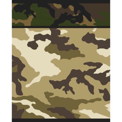 Ejército Militar Camuflaje Fiesta Decoraciones Globos Suministros Bandera Bolso de vajilla - Imagen 10 de 21
