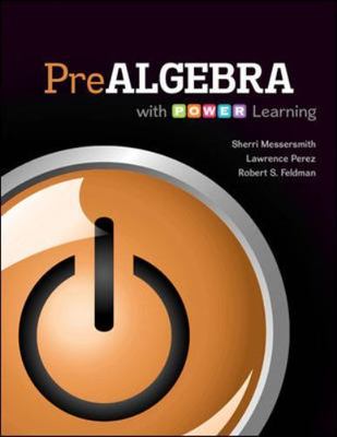 Prealgebra with P.O.W.E.R. Learning by Sherri Messersmith