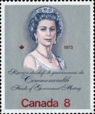 🍁Canada  #620    Royal Visit  Queen Elizabeth II   Brand New  1973 Original Gum